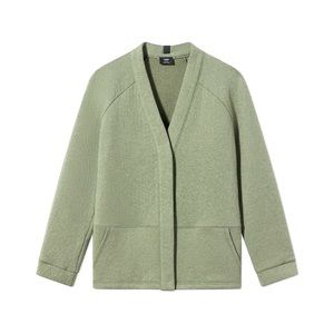 Lunya Lahgo Green Restore Double Faced Cardigan